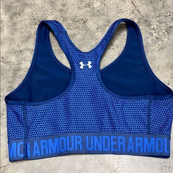 Under Armour Blue Sports Bra Size Small - Picture 2 of 6